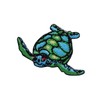Mini - Small Sea Turtle - Facing Left - Embroidered