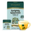 VAHDAM, Sprightly Spearmint Herbal Tea Bags (100 TB) Caffeine Free,