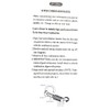 KATSU 4 Digit Combination Padlock Extra Long Shackle Zinc Alloy