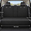 Waterproof Dog Car Seat Cover for Back Seat – Black