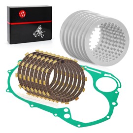 MOTO1988 Clutch Friction Plates Kit & Gasket For YAMAHA V STAR 1100 XVS1100 1999-2009 5P9-W001G-00-00