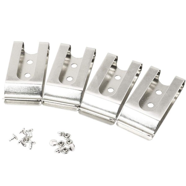 TAODAN 4PCS 55 * 25 * 10mm Metal Belt Clip