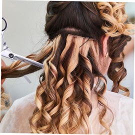 minkissy 1pc Hair Cutting Scissor Trimming Cutter Hairdressing Scissor Hair Clipping Supply for Male Female (teeth Scissor)