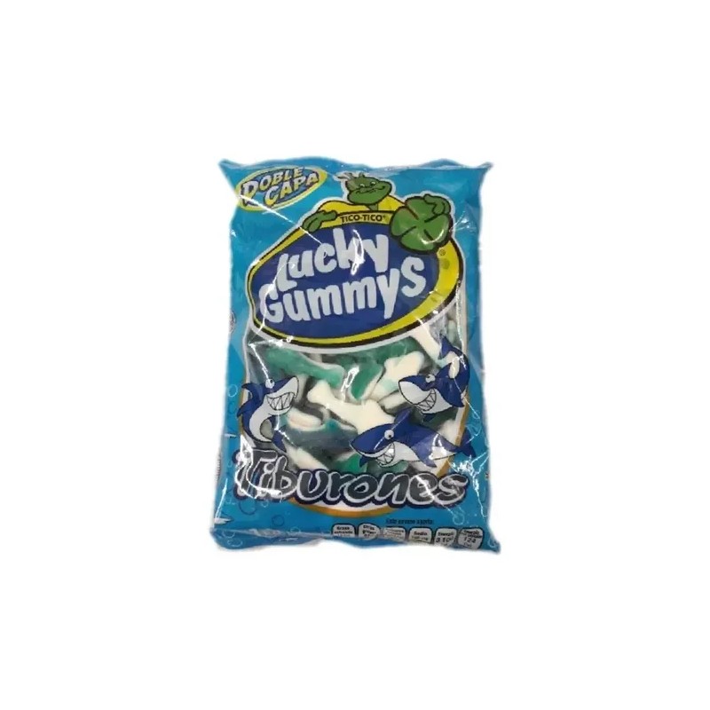 Lucky Gummys Gomitas En Forma De Tiburon Bolsa De 1