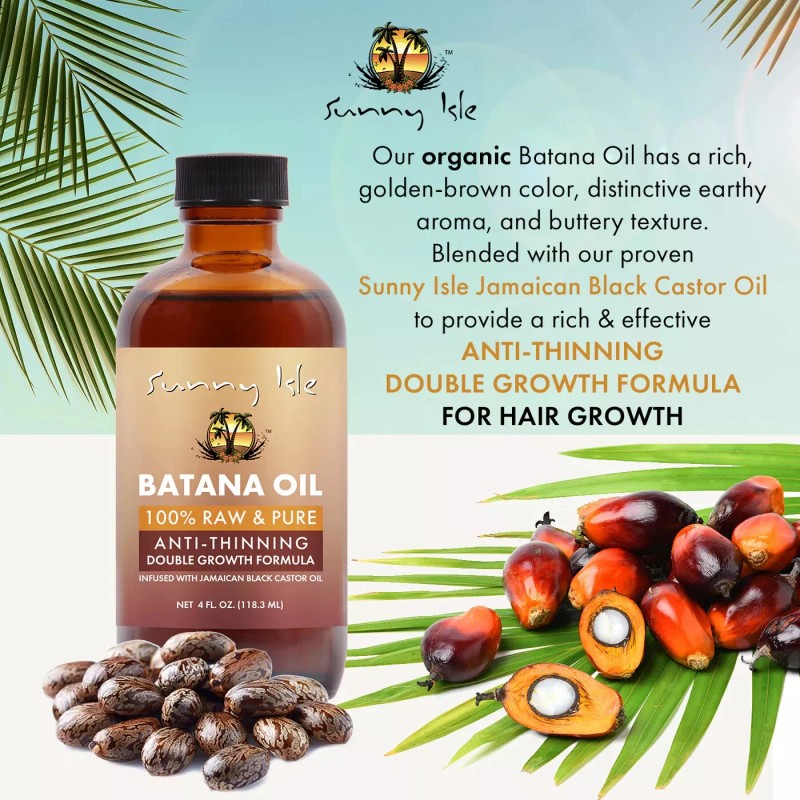 Sunny Isle Anti-Thinning Batana Oil Infused with Jamaican Black Castor
