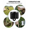 VAEIORP Wind Rope Tensioners 20 Pieces Aluminium Alloy Black Special