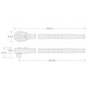 TEKTON 3/4 Inch Drive x 22 Inch Quick-Release Ratchet |