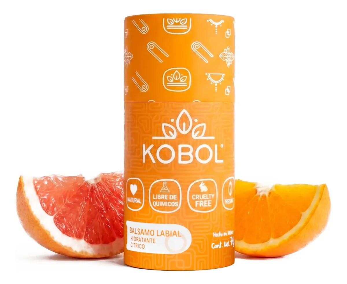 Bálsamo Labial Cítrico Natural Vegano Push Up