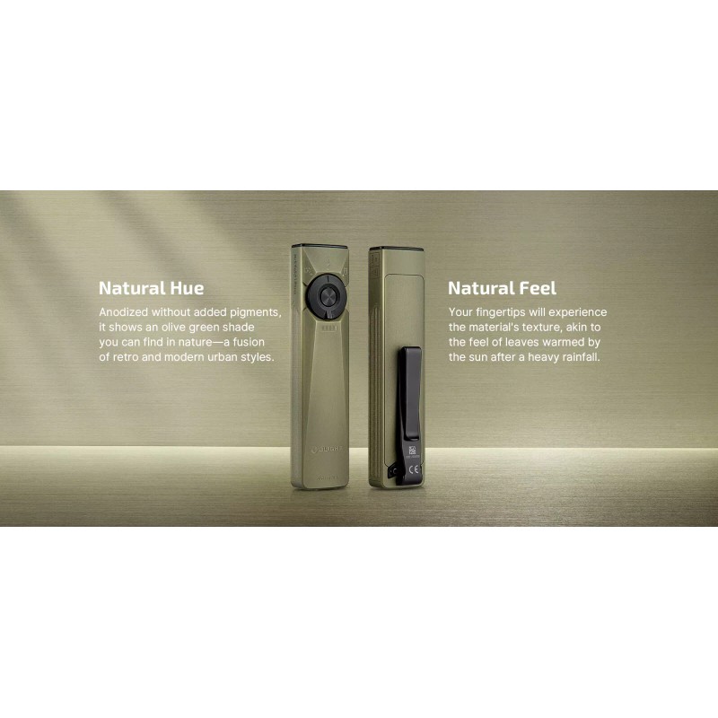 Olight Arkfeld Ultra Olive Green NW 3-in-1 EDC Flashlight, O-Aluminum