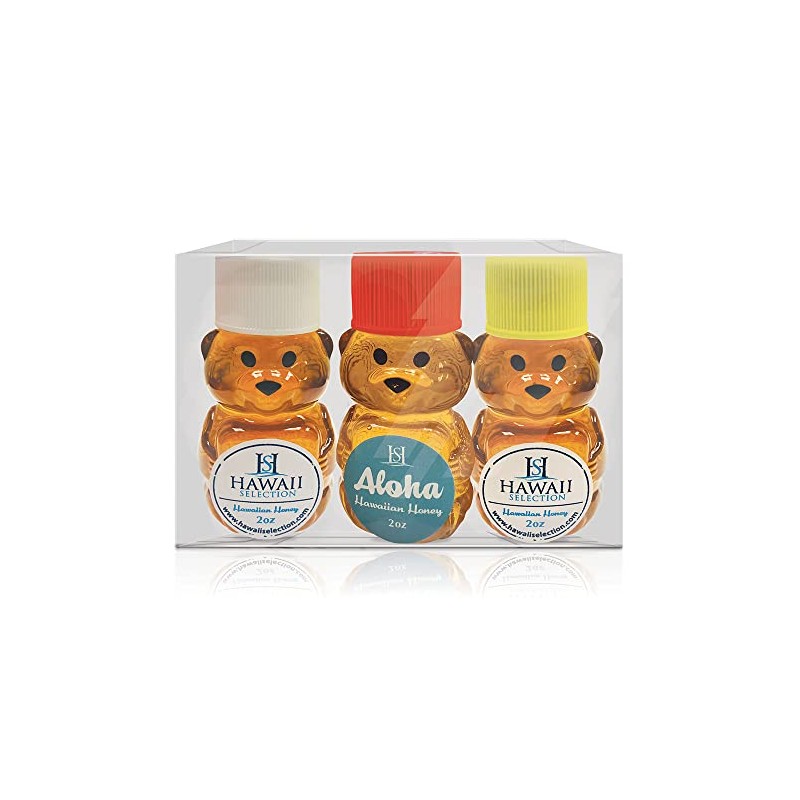 Hawaii Selection/ 3 x Mini Honey Aloha Gift Set/ 6oz