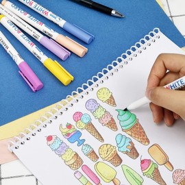 Rayson 11.1mm Plastic Spiral Coil Binding 3:1 Pitch, 7/16inch, 80 Sheets Capacity White Coil Binding Spines - Versatile for Office and Educational Tasks, Pack of 100