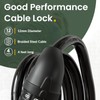 Titanker Bike Lock, Bicycle Lock 4 Feet Cable Lock 1/2