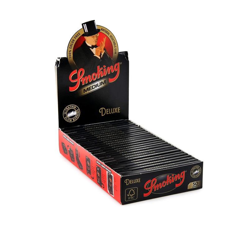 Smoking Papers - Deluxe - Medium Size - (25 Pack