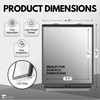 ToiletTree Products Fogless Shower Bathroom Mirror with Squeegee and Travel