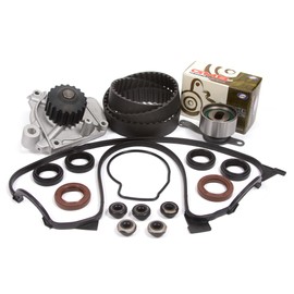 Domestic Gaskets DG-0664434017 Timing Belt Water Pump Valve Cover Kit Compatible With/Replacement For 92-95 Honda Civic De Sol SOHC D16Z6