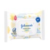 Johnson's Baby Disposable Hand & Face Cleansing Wipes, Pre-Moistened Wipes