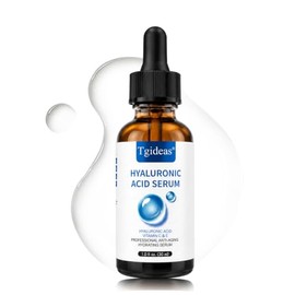 Tgideas Hyaluronic Acid Serum– Hydrating Anti-Age with Vit C&E, 1.0 Fl Oz | Deep Hydration & Moisture Lock, Anti-Aging & Fine Line Reduction, Skin Plu