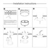 Sweier Waterproof Downlight Black GU10,IP65 LED Bathroom Spotlight Cool White