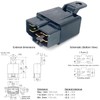 CA1-DC12V-N ACA3213 Relay – 20A 12VDC 5-Pin SPDT Automotive Relay