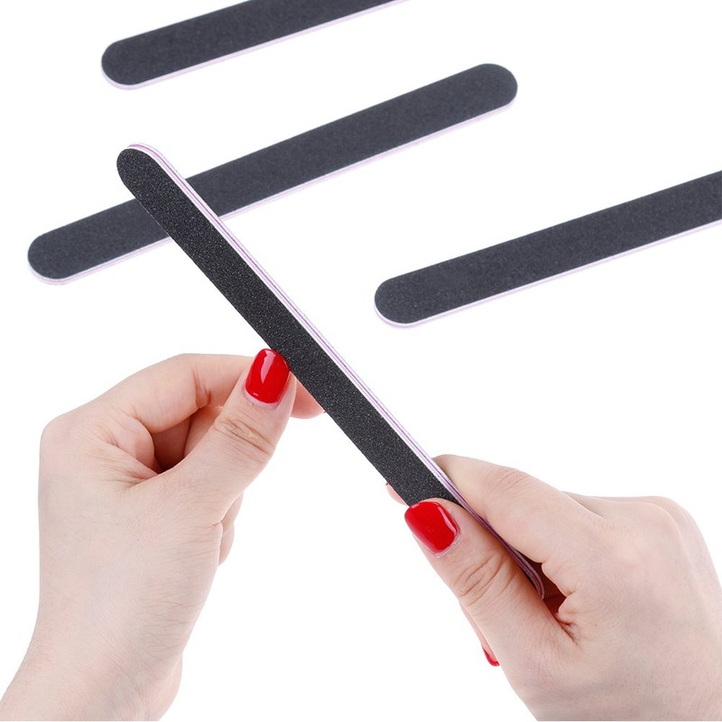 Lictin Pack of 16 Professional Nail Files Washable Double Sided
