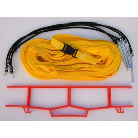 Home Court 1-inch Non-Adjustable 30x60' Grass Setup Boundary - W25G (Yellow)