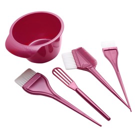 Baluue 1set Hair Dye Bowl Brushes and Stirrer Hair Coloring Kit for Even Application and Mixing for Home Salon Use