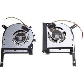 CPU GPU Cooling Fan Intended for TUF Gaming FX505 FX505DT FX505DV FX505DY FX505DU FX505DD FX505GT FX505GE FX505GD FX505GM FX705 FX705DT FX705GM FX705GD FX705GE Fan (1 Pair)