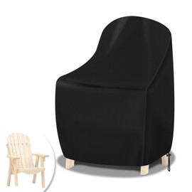 MaxEarn Protective Cover Garden Chairs 102 x 109 x 124 cm, 420D Cover for Armchair, Waterproof, UV-Resistant Garden Chair Tarpaulin, Windproof Cover for Garden Furniture/Stacking Chairs/Balcony Chairs