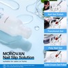 Morovan Nail Slip Solution Kit: 2.5 oz (75 ml) Anti‑Stick Gel Liquid for