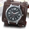 JewelryWe Mens Wirst Watch Hip-hop Gothic Punk 3 Eyes Quartz