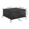 Square BBQ Cover Barbecue Covers Waterproof Heavy Duty BBQ Grill