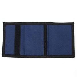 Polmmys Kids Wallet, Little Boys Wallet for Kids, Small Kids Wallet for Boys with Zipper, Teen Wallet for Teen Boys, Blue Mens Wallet with Magic Sticker, Novelty Childrens Wallet with Coin Pocket