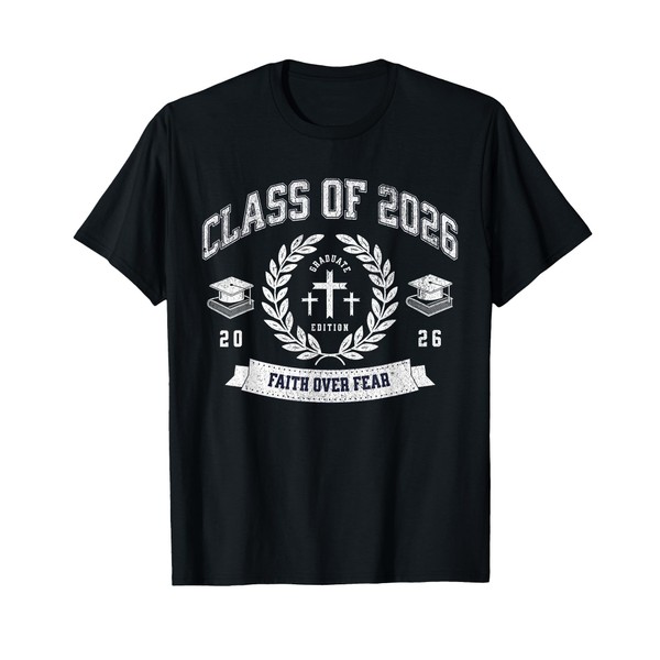 Class of 2026 Christian Graduation Religious Senior Graduate T-Shirt