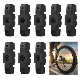 AOROPS Brake Pads, Pack of 8 Brake Shoes for Magura Hs11 / Hs22 / Hs24 / Hs33 High Braking Performance 4 Pairs Brake Shoes Bicycle Brake Pad Black for Fydraulic Rim Brakes