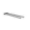EMCO Flow Double Arm Wall Mounted Towel Rail Rigid Metal