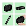 Flyshop Black 25 x 40mm, 1" x 1-9/16" Oval Rubber