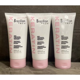 One 'n Only 3PACK! ONE N ONLY BRAZILIAN TECH DEEP PENETRATING CONDITIONING KERATIN TREATMENT