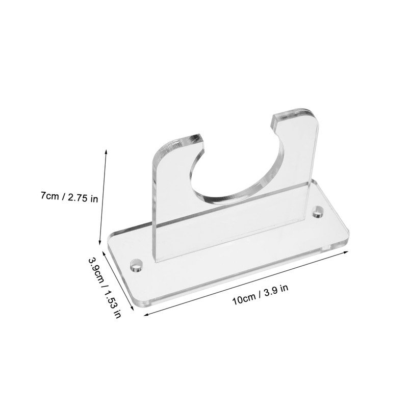 Kisangel Multi-functional Pingpong Racket Stand Acrylic Display Mount Bat Holder