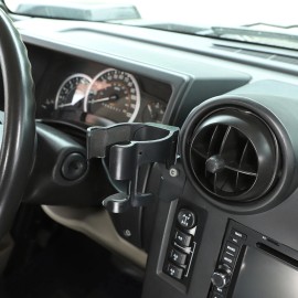 MXauto-2024 Dashboard Left Phone Holder Accessories Carbon Steel For Hummer H2 2003-2007