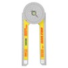 360 Degree Angle Gauge DIY Protractor Goniometer Inside Outside Measuring