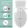 PREMAXA Bidet Toilet Seat for Elongated Toilets, Non-Electric, Dual Nozzle,