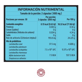 Healthaddiction - Floraliv - Probióticos Para Hígado Y Salud Intestinal - Apoyo Digestivo Y Desintoxicante - 60 Cápsulas De 400 Mg