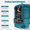 TEPULAS Rapid 2A Mini DC18RC Battery Charger for Makita 18V