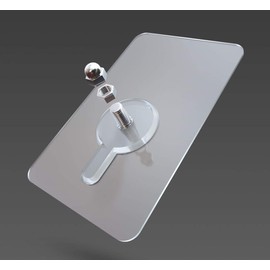 TSXGJ [12PcsSet] PVC Adhesive Nails Wall Hooks Heavy Duty Stick on Door Nail Free Screw Non-Trace No Drilling Nail Self Waterproof Adhesive Hanging Nails Hooks Holders Screws for Home Kitchen (6mm)