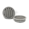 2" Round Plastic Louver Soffit Air Vent Reptile Screen Grille