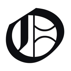 Applicable Pun Old English Letter O - Vinyl Decal for Outdoor Use on Cars, ATV, Boats, Windows and More - Black 9 Inches Tall