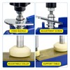 SDRTOP 2pcs 45 Degree Stone Mitre Clamp for Granite Marble