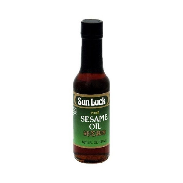 Sun Luck Oil, Sesame, 5-Ounce Glass (Pack of 3)