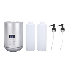 ZJchao Masaje de Aceite Calentador Temperatura Ajustable Locadora de Aceite Luces de Ambiente de 2 Dispensador de Botellas para la Experiencia Relajante de Spa (Enchufe de EE. UU.)