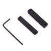 Alnicov Adjustable POM Nut for 4 Strings Bass Guitar,Black